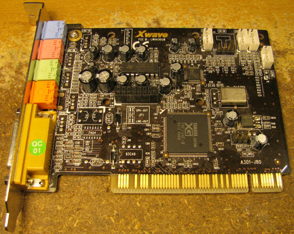 Creative sound drivers. Yamaha ymf724f-v. Yamaha Xwave ymf754-r. Звуковая карта PCI Xwave a571-t20. Звуковая карта Sound Yamaha ymf754-r Xwave PCI.