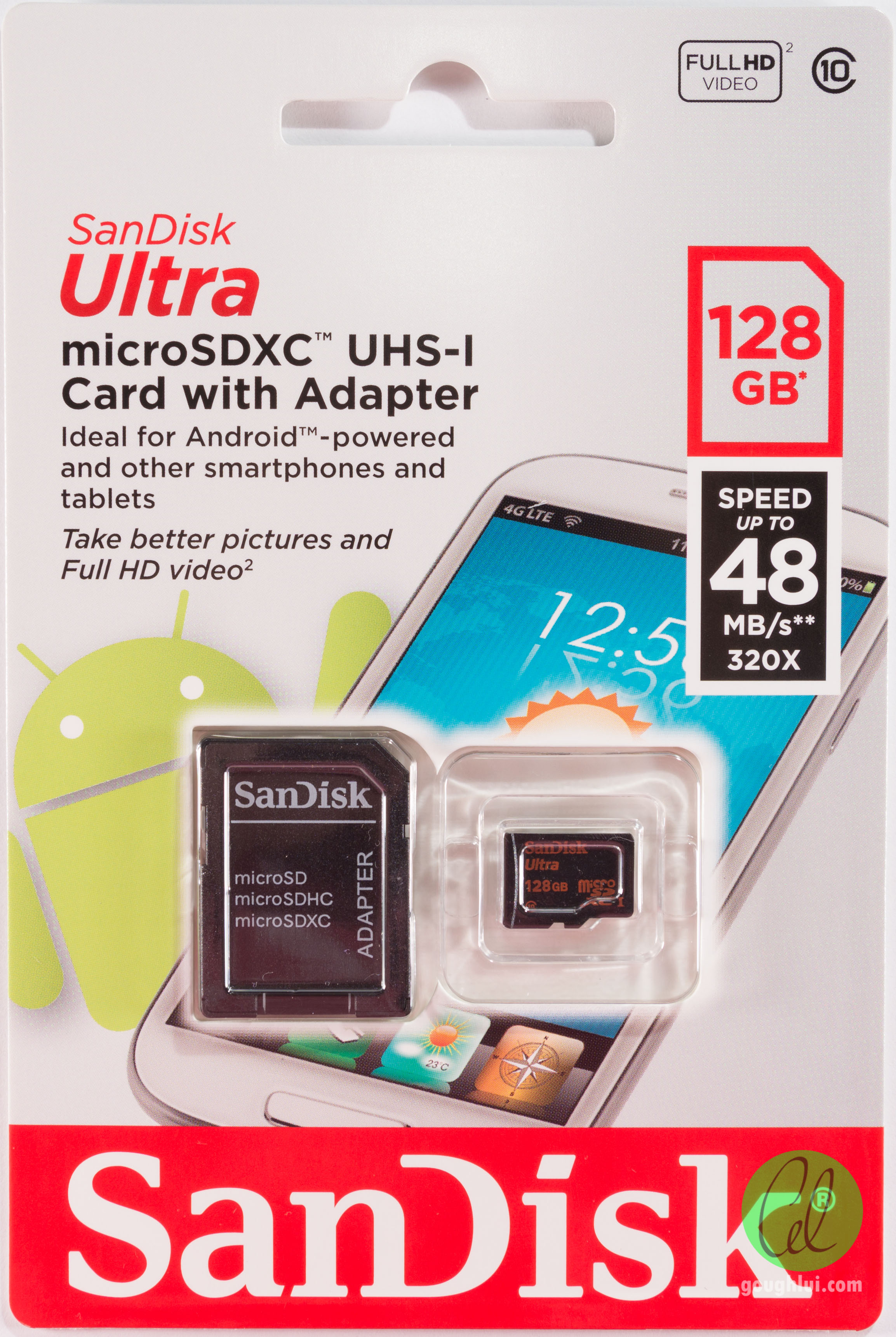 Карта памяти sandisk ultra sdxc 128 гб