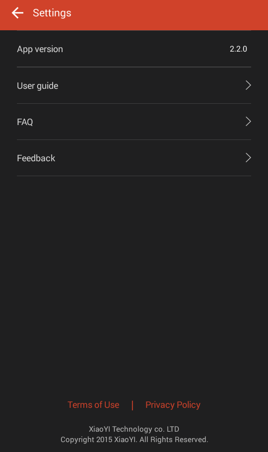 Yi action приложение для android. Yi action приложение для android