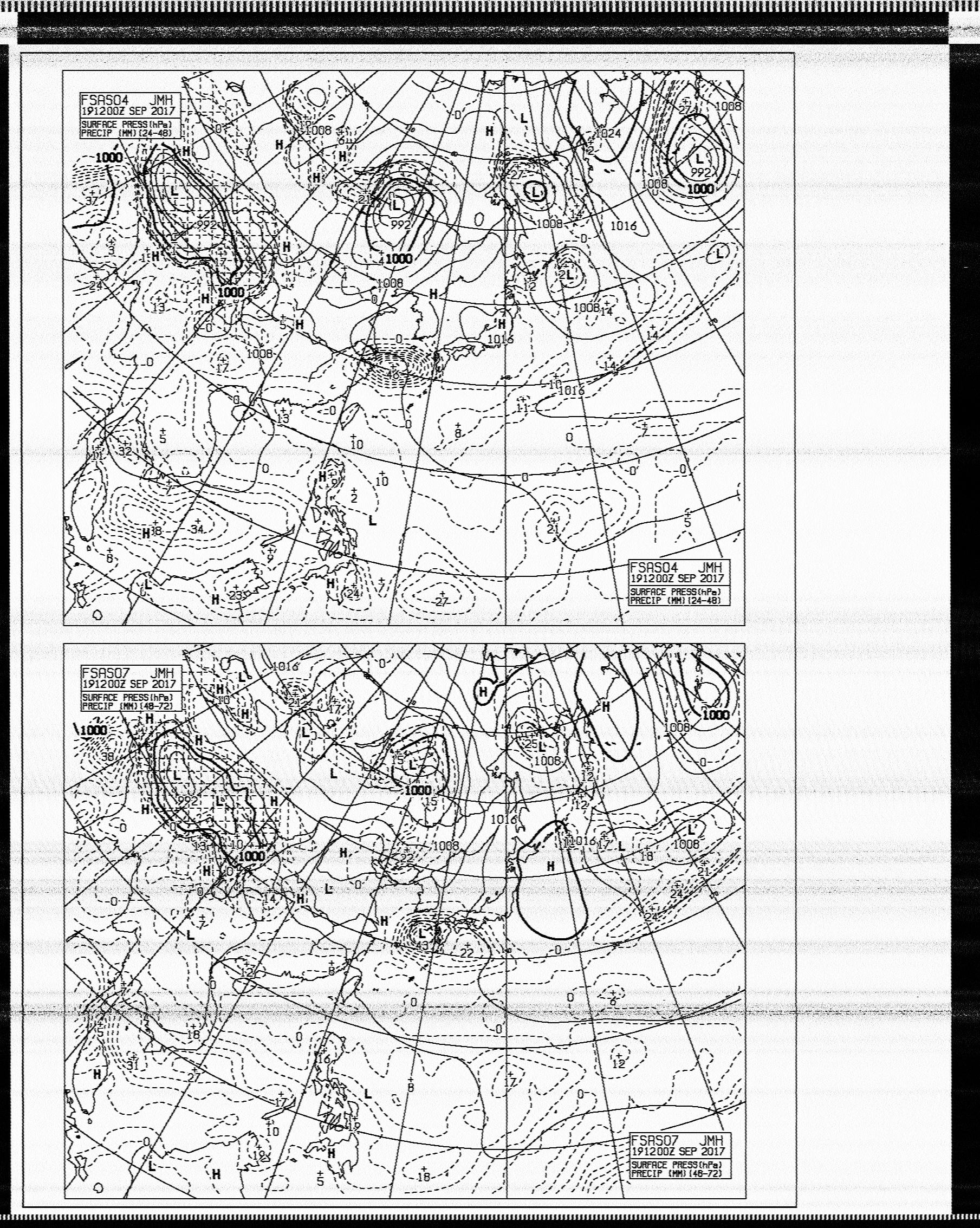 Японская карта погоды jma